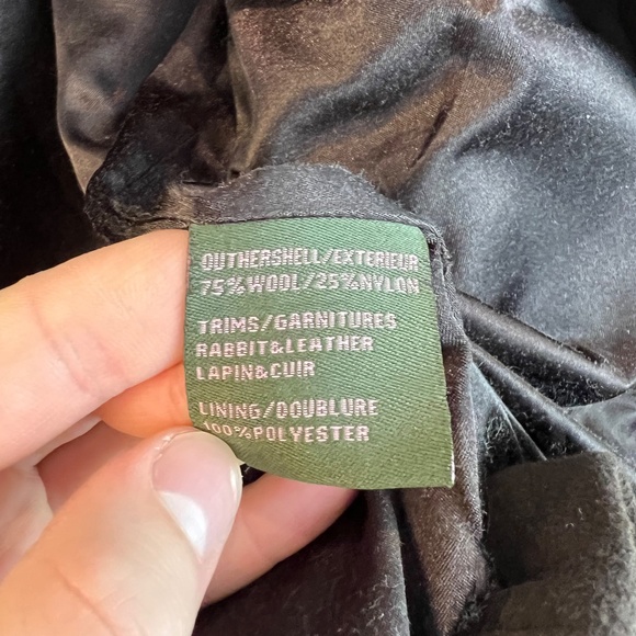 Rudsak - Vintage Short Peacoat - In Brown Leather, Wool and Rabbit Fur - 80% OFF - Picture 13 of 16